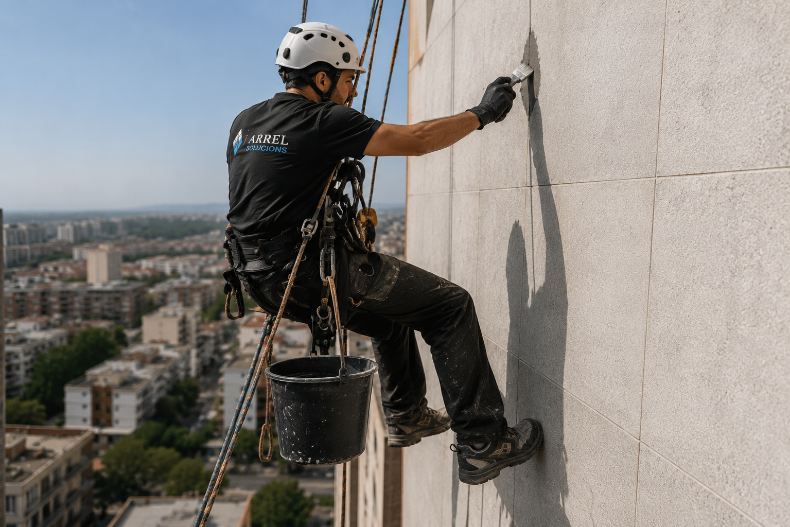Trabajos verticales: soluciones seguras para zonas de difícil acceso