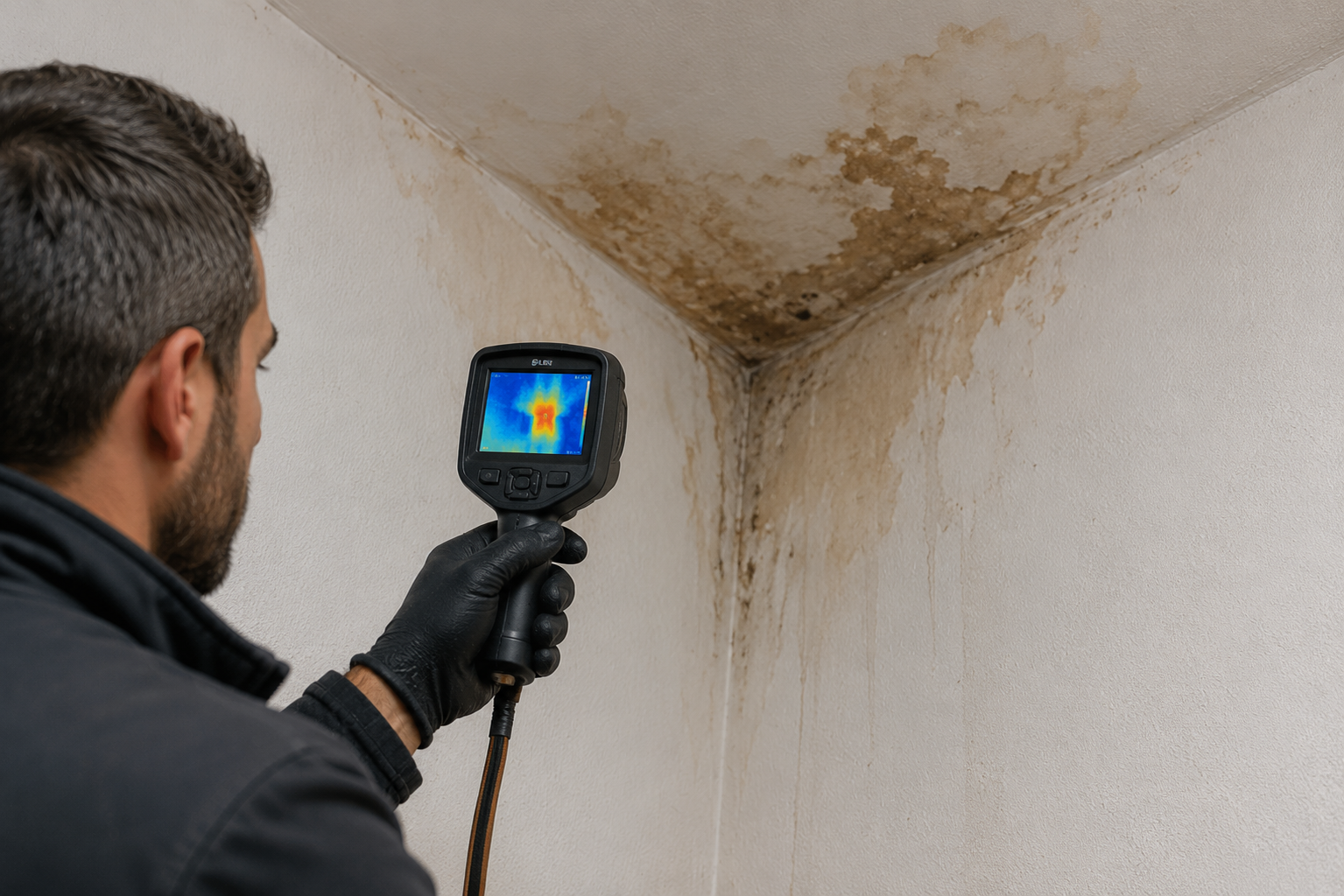 Diagnóstico de filtraciones con cámara termográfica - Arrel Solucions